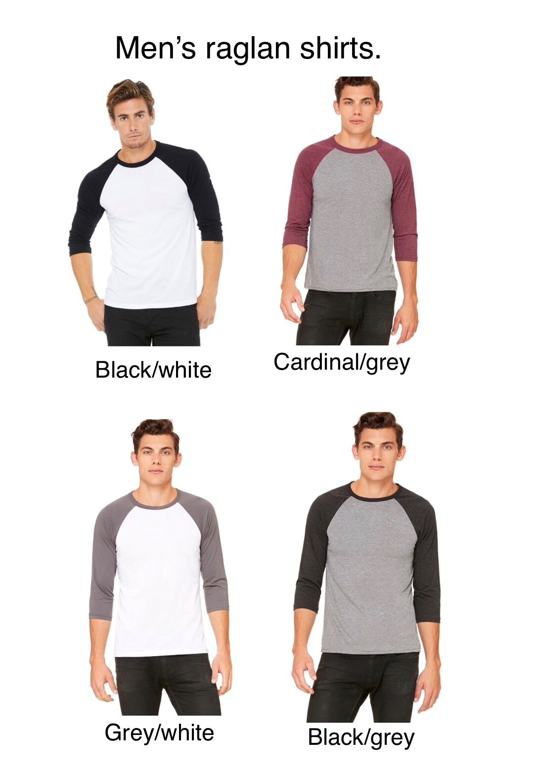 Mens Raglan Chart