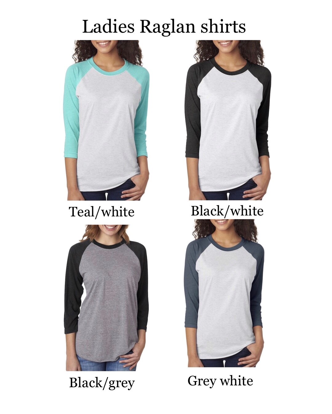 Womens Raglan Chart